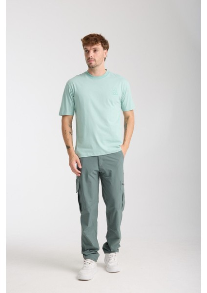 Erkek %100 Pamuk Relax Ayı Nakışlı T-Shirt modelleri