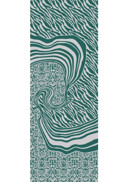 Riad Desen Çift Taraflı Şal Zümrüt-Pembe indirimleri