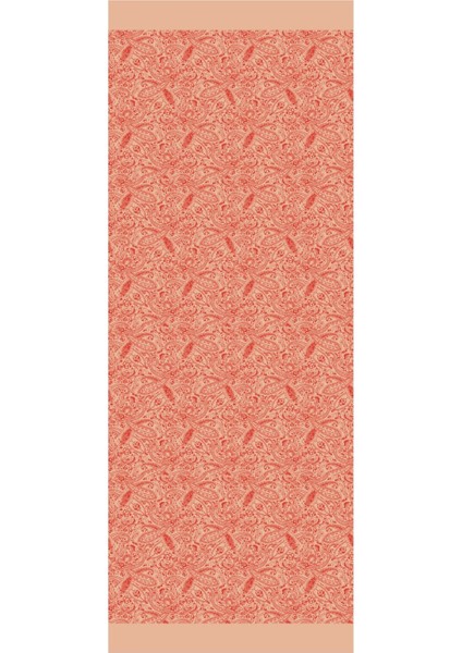 Velora Desen Çift Taraflı Şal Vizon-Kırmızı indirimleri