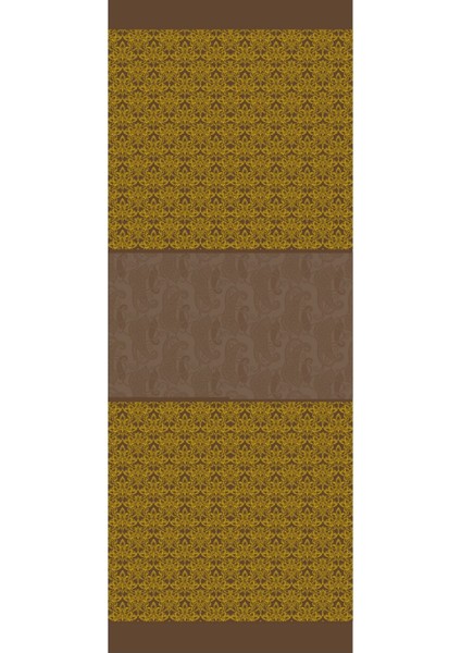 Nora Desen Çift Taraflı Şal Acı Kahve-Hardal indirimleri