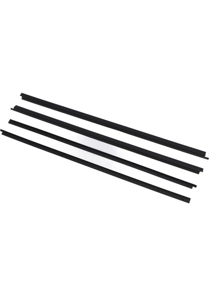 4 Adet Araba Kapı Pencere Weatherstrip Dekoratif Sızdırmaz Rüzgar Geçirmez Siyah 80821 01G00 Navara D21 Serisi 1985 1997 (Yurt Dışından) modelleri