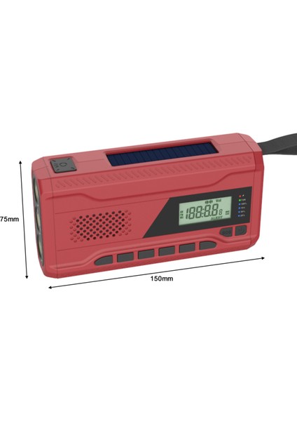 Am / Fm Acil El Krank Radyo 3 In 1 LED El Feneri Acil Durum Için Taşınabilir 4500MAH Güç Bankası Acil Kurtarma Dağ Tırmanışı Macera Kullanımı (Yurt Dışından) fiyatları