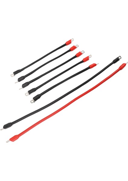 7 Adet 4 Ölçer Golf Arabası Akü Kabloları Saf Bakır Kablo Kiti Ağır Pabuçları Dc AC36V48V Golf Arabaları Paket 1 (Yurt Dışından) fırsatları