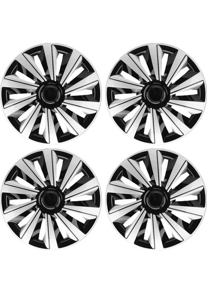 4 Adet 14IN Tekerlek Teker Göbeği Kapağı Tam Koruma Şık Görünüm Hafif Kolay Kurulum Evrensel Fit Herhangi Bir 14IN Çelik Jantlar (Yurt Dışından)