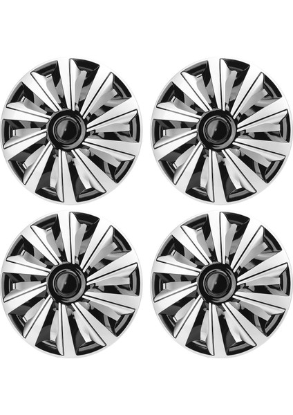 4 Adet 14IN Tekerlek Teker Göbeği Kapağı Tam Koruma Şık Görünüm Hafif Kolay Kurulum Evrensel Fit Herhangi Bir 14IN Çelik Jantlar (Yurt Dışından) fiyatları