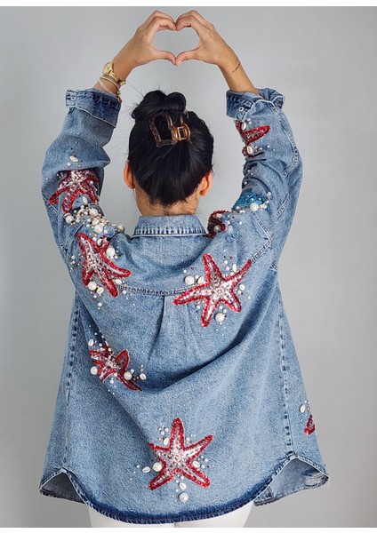 Tasarım Denim Ceket
