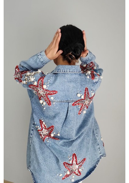 Tasarım Denim Ceket