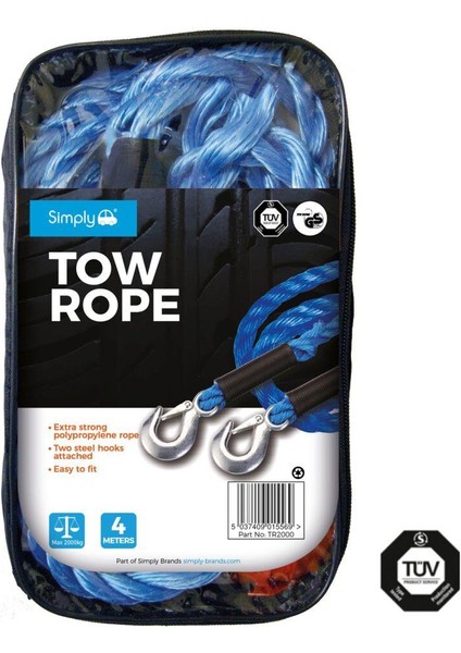 Araba Çekme Halat 4m 2000KG