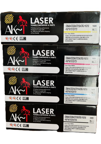 Hp CB540A-125A Siyah(Black) Muadil Toner