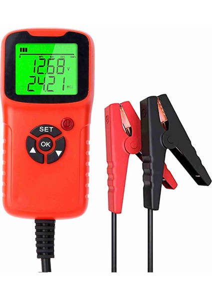 Araba Pil Test Cihazı Dijital Otomobil Aküsü Başlangıç Şarj Teşhis Aracı ile LCD Ekran (Yurt Dışından) fiyatları