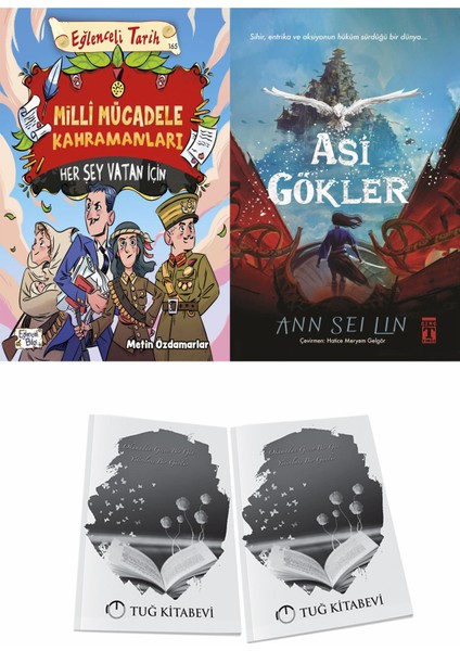 Milli Mücadele Kahramanları Her Şey Vatan Için ve Asi Gökler + Hediyeli