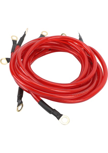 5 Adet Araba Topraklama Kablosu Kiti Geliştirmek Başlangıç Performansı Dc 0 Ila 48V Bakır Kaplı Alüminyum Pvc Araba Tekne Kamyon Suv Kırmızı (Yurt Dışından) fiyatları