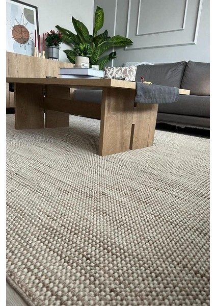 Gala 2202 Bej - Modern Bukle Halı Salon Halısı indirimleri