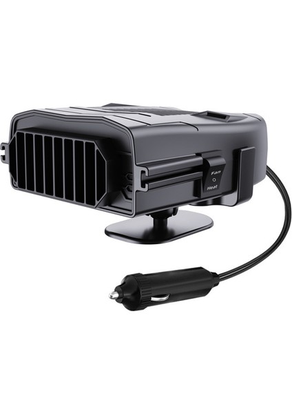 Taşınabilir Oto Kaloriferi, 12V Hızlı Isıtma Veya Soğutma Fanı ile 360 Derece Dönen Kafa, 2'si 1 Arada Buz Çözücü Isıtıcı Araba Için (Yurt Dışından)