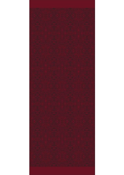 Morocco Desen Çift Taraflı Şal Siyah-Bordo fırsatları