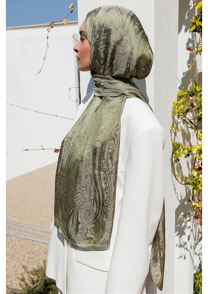 Liva Desen Shine Line Şal Haki-Somon