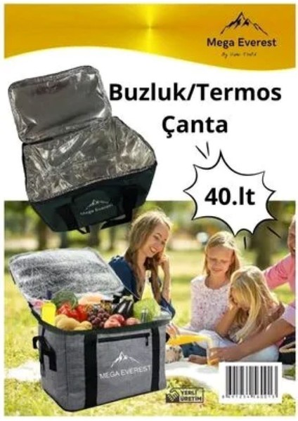 Termos Çanta Buzluk Soğutucu Çanta Piknik Çantası 40 Litre modelleri