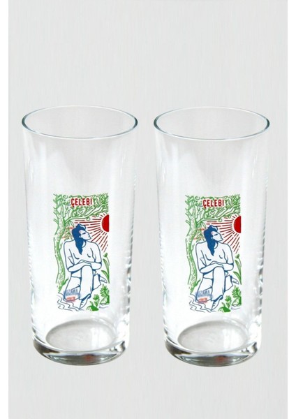 Beyaz 2'li Kadeh Seti, Şık ve Modern Tasarım, Zarif Içecek Sunumları Için Ideal