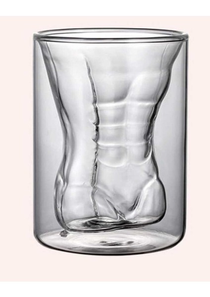 Erkek Vücut Şeklinde Bardak, Beyaz, Estetik ve Şık Tasarım fiyatları