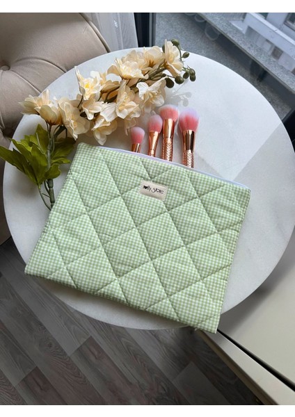 Yeşil Pötikare Çok Amaçlı Organizer Çanta, Pratik ve Şık Tasarım modelleri