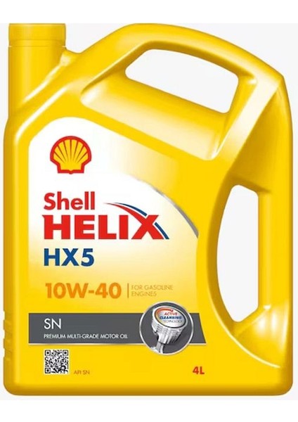 Helix Hx5 10W-40 Motor Yağı 4 Litre - Benzinli ve Dizel Araç