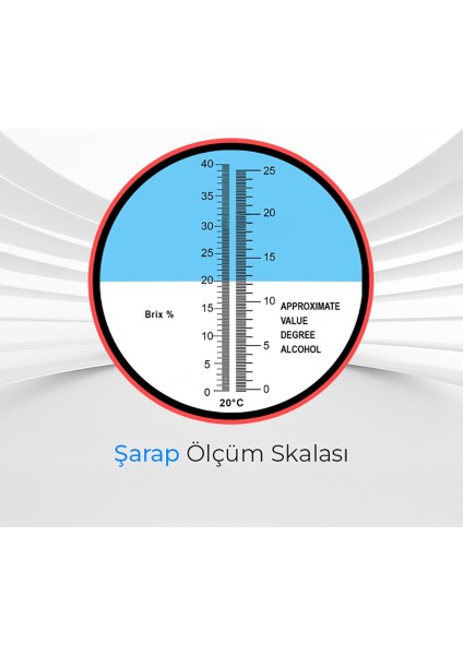 Şarap Refraktometresi | Şarap Brix Ölçer | Dürbün Tip Refraktometre fiyatları
