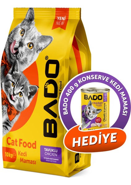 Yetişkin Kedi Maması Tavuklu 10 kg