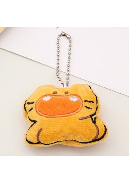 Yeni 1 Yumuşak Peluş Karikatür Küçük Kolye Sırt Çantası Çekicilik Peluş Anahtarlık (Yurt Dışından)