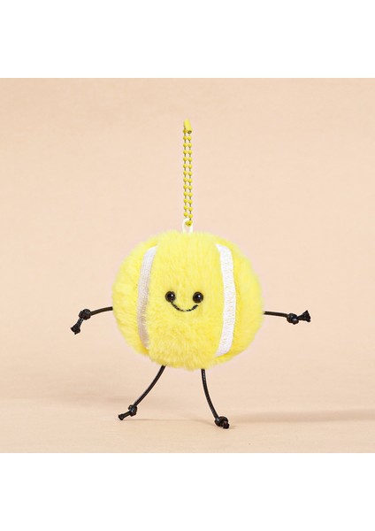 Yeni 1 Yumuşak Peluş Karikatür Küçük Kolye Sırt Çantası Çekicilik Peluş Anahtarlık (Yurt Dışından)