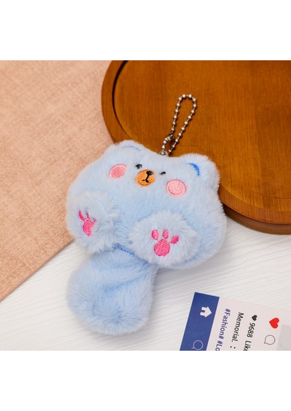 Yeni 1 Yumuşak Peluş Karikatür Küçük Kolye Sırt Çantası Çekicilik Peluş Anahtarlık (Yurt Dışından)