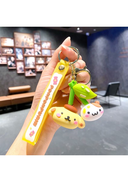 Yeni Çizgi Film Animasyon Stitch Serisi Yumuşak Kauçuk Anahtarlık Bebek Çantası Kolye Anahtarlık Küçük Hediye (Yurt Dışından)