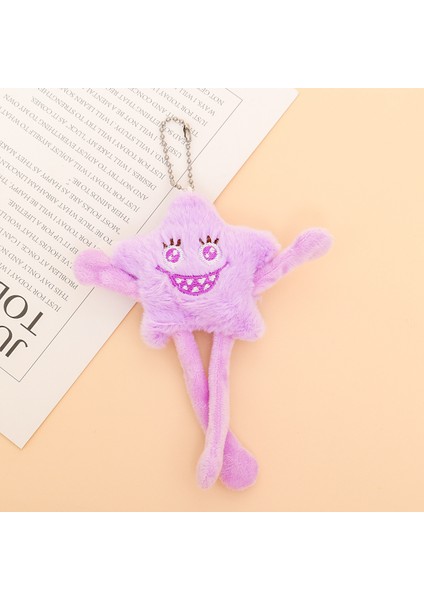 Yeni 1 Yumuşak Peluş Karikatür Küçük Kolye Sırt Çantası Çekicilik Peluş Anahtarlık (Yurt Dışından)