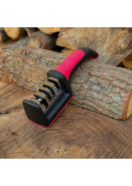 Slikon Saplı Bıçak Bileyici