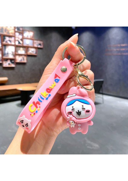 Yeni Çizgi Film Animasyon Stitch Serisi Yumuşak Kauçuk Anahtarlık Bebek Çantası Kolye Anahtarlık Küçük Hediye (Yurt Dışından)