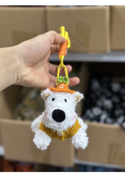 Yeni 1 Adet Karikatür Çanta Çekicilik Anahtarlık Sevimli Iyi Şanslar Hediye Peluş Oyuncaklar Bebekler (Yurt Dışından)