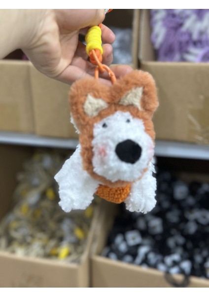 Yeni 1 Adet Karikatür Çanta Çekicilik Anahtarlık Sevimli Iyi Şanslar Hediye Peluş Oyuncaklar Bebekler (Yurt Dışından)