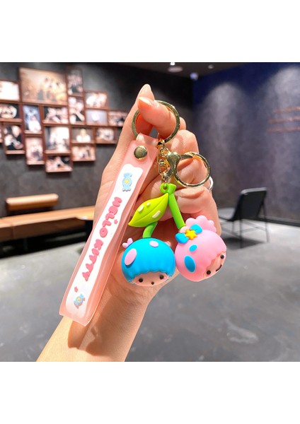 Yeni Çizgi Film Animasyon Stitch Serisi Yumuşak Kauçuk Anahtarlık Bebek Çantası Kolye Anahtarlık Küçük Hediye (Yurt Dışından)