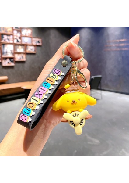 Yeni Çizgi Film Animasyon Stitch Serisi Yumuşak Kauçuk Anahtarlık Bebek Çantası Kolye Anahtarlık Küçük Hediye (Yurt Dışından)