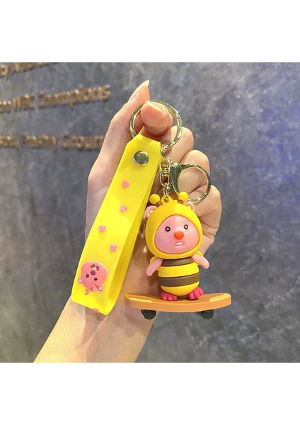 Yeni Çizgi Film Animasyon Stitch Serisi Yumuşak Kauçuk Anahtarlık Bebek Çantası Kolye Anahtarlık Küçük Hediye (Yurt Dışından)