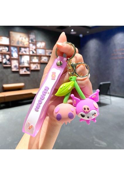 Yeni Çizgi Film Animasyon Stitch Serisi Yumuşak Kauçuk Anahtarlık Bebek Çantası Kolye Anahtarlık Küçük Hediye (Yurt Dışından)