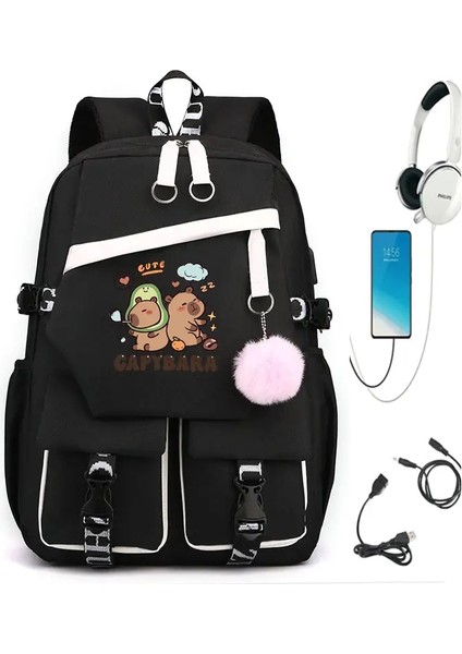 Yeni Stil Çizgi Film Popüler Çizgi Film Okul Çantası Sevimli Küçük Seyahat Çantası Oxford Su Geçirmez Anahtarlık Not Defteri Sırt Çantası (Yurt Dışından)
