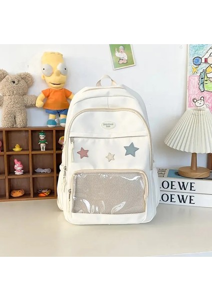 2025 Yeni Moda Öğrenci Sırt Çantası Büyük Kapasiteli Moda Sırt Çantası Bilgisayar Çantası Okul Sırt Çantası Seyahat Çantası (Yurt Dışından)