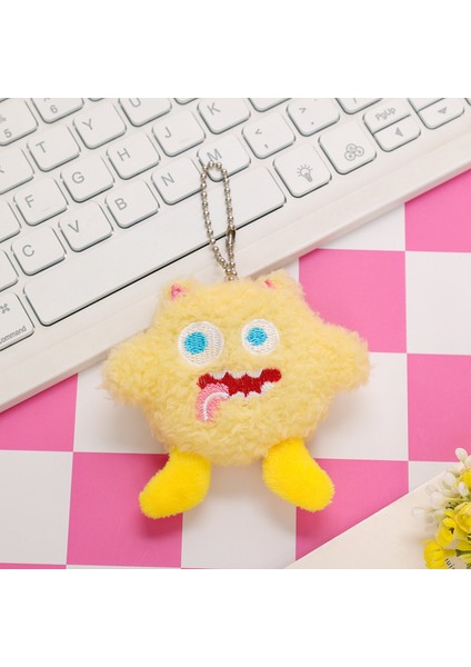 Yeni 1 Yumuşak Peluş Karikatür Küçük Kolye Sırt Çantası Çekicilik Peluş Anahtarlık (Yurt Dışından)