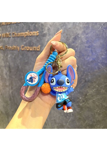 Yeni Çizgi Film Animasyon Stitch Serisi Yumuşak Kauçuk Anahtarlık Bebek Çantası Kolye Anahtarlık Küçük Hediye (Yurt Dışından)