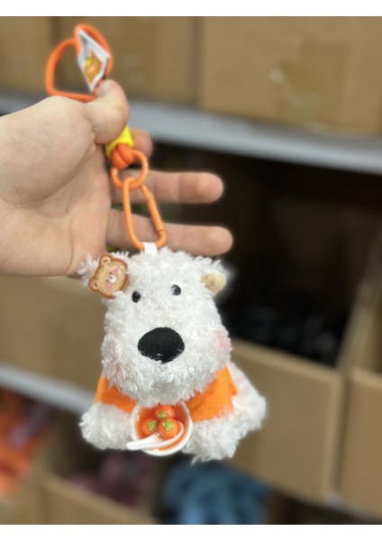 Yeni 1 Adet Karikatür Çanta Çekicilik Anahtarlık Sevimli Iyi Şanslar Hediye Peluş Oyuncaklar Bebekler (Yurt Dışından)