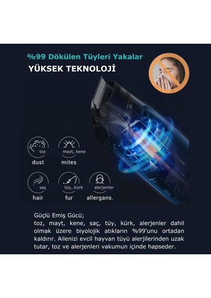 Tüy Tıraş Makinası Furminator / Vücut Pati Yüz Kulak Tarama Kesme / P1 Pro Düşük Desibel Kedi Köpek