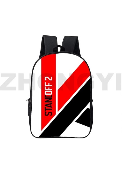 Canvas Anime Standoff 2 Mochilas 3D Karikatür Baskı Bookbag 16 Inç Koleji Genç Yüksek Street Street Çantaları Büyük Dizüstü Day Pack Renk: STANDOFF294/BOYUT: 42 x 29 x 16 cm (Yurt Dışından)