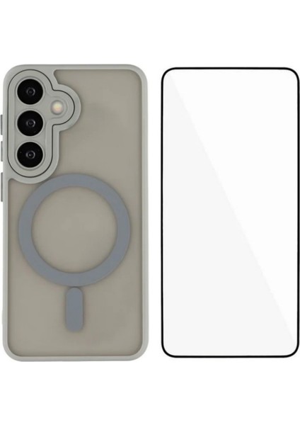 Samsung Galaxy S24 Pc Tpu Telefon Kılıfı Magsafe ile Uyumlu (Yurt Dışından)