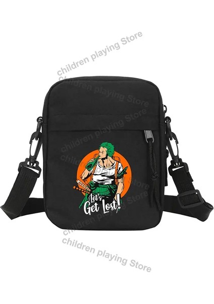 Bir Parça Omuz Crossbody Çanta Luffy Gündelik Küçük Fermuarlı Haberci Sling Çantaları Erkekler Kadınlar Basit Spor Torbası Doğum Günü Hediye Rengi: HZW175 (Yurt Dışından)