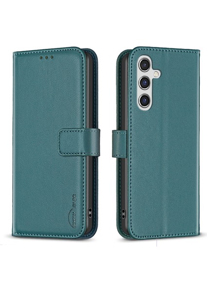Samsung Galaxy S25 Fe Telefon Kılıfı Cüzdan Folio Flip Deri Kılıf (Yurt Dışından)